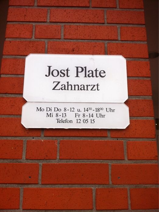 Zahnarzt Jost Plate