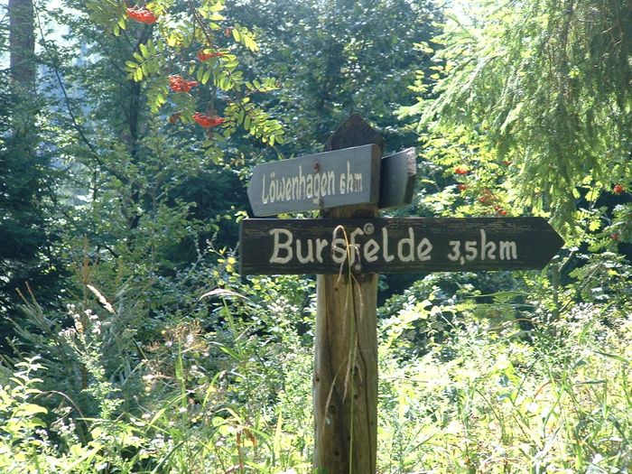 Kloster Bursfelde - Wegweiser zum Kloster Bursfelde
