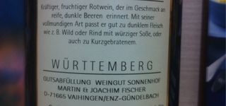 Bild zu Sonnenhof Martin u. Joachim Fischer Weingut