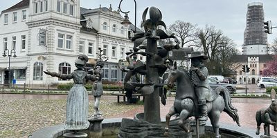 Der Sagenbrunnen in Jever