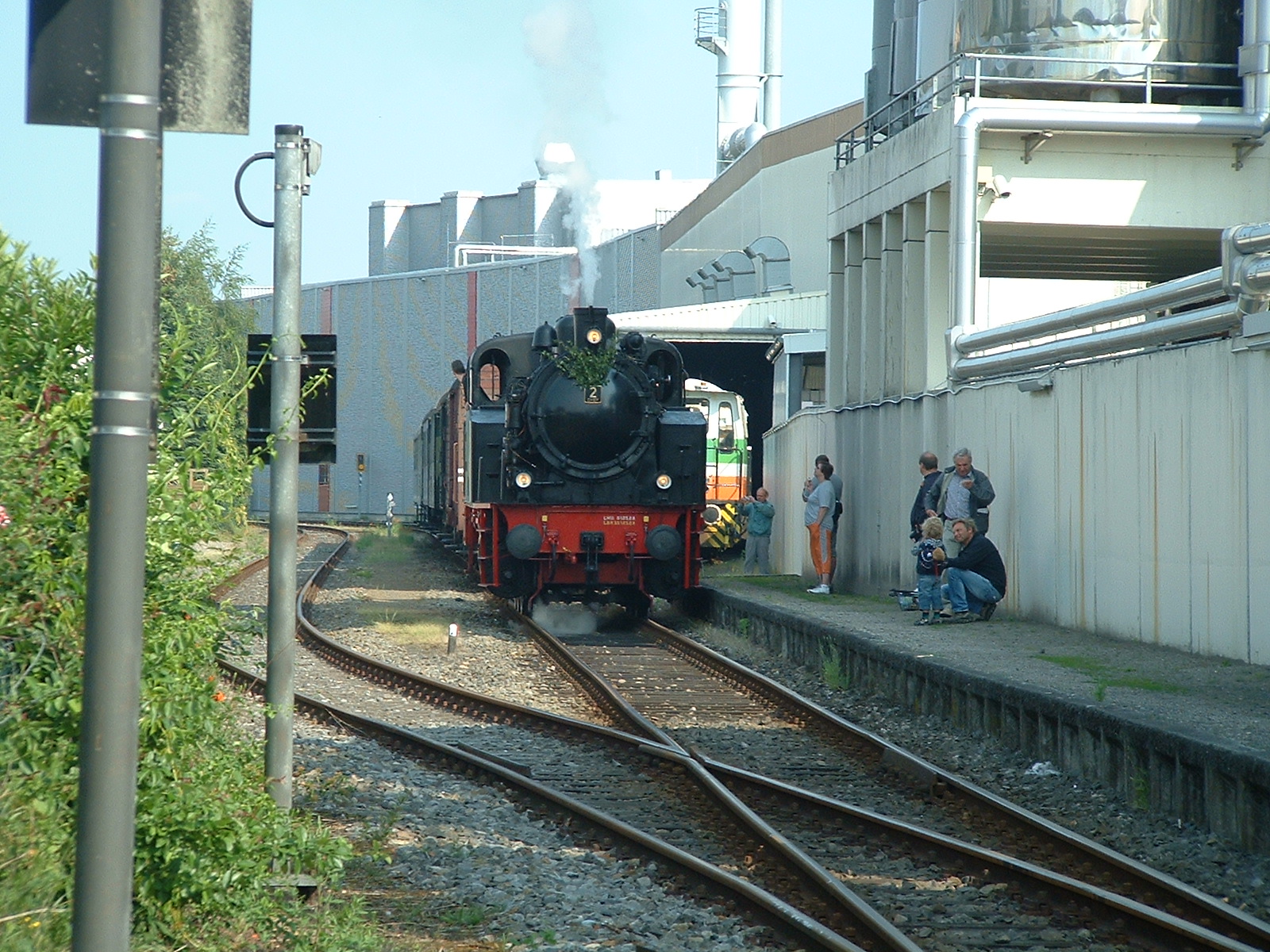 Die Fahrtstrecke von Jan Harpstedt - Am Zielbahnhof Delmenhorst Süd wird die Lok umgesetzt, für die Rückfahrt nach Harpstedt