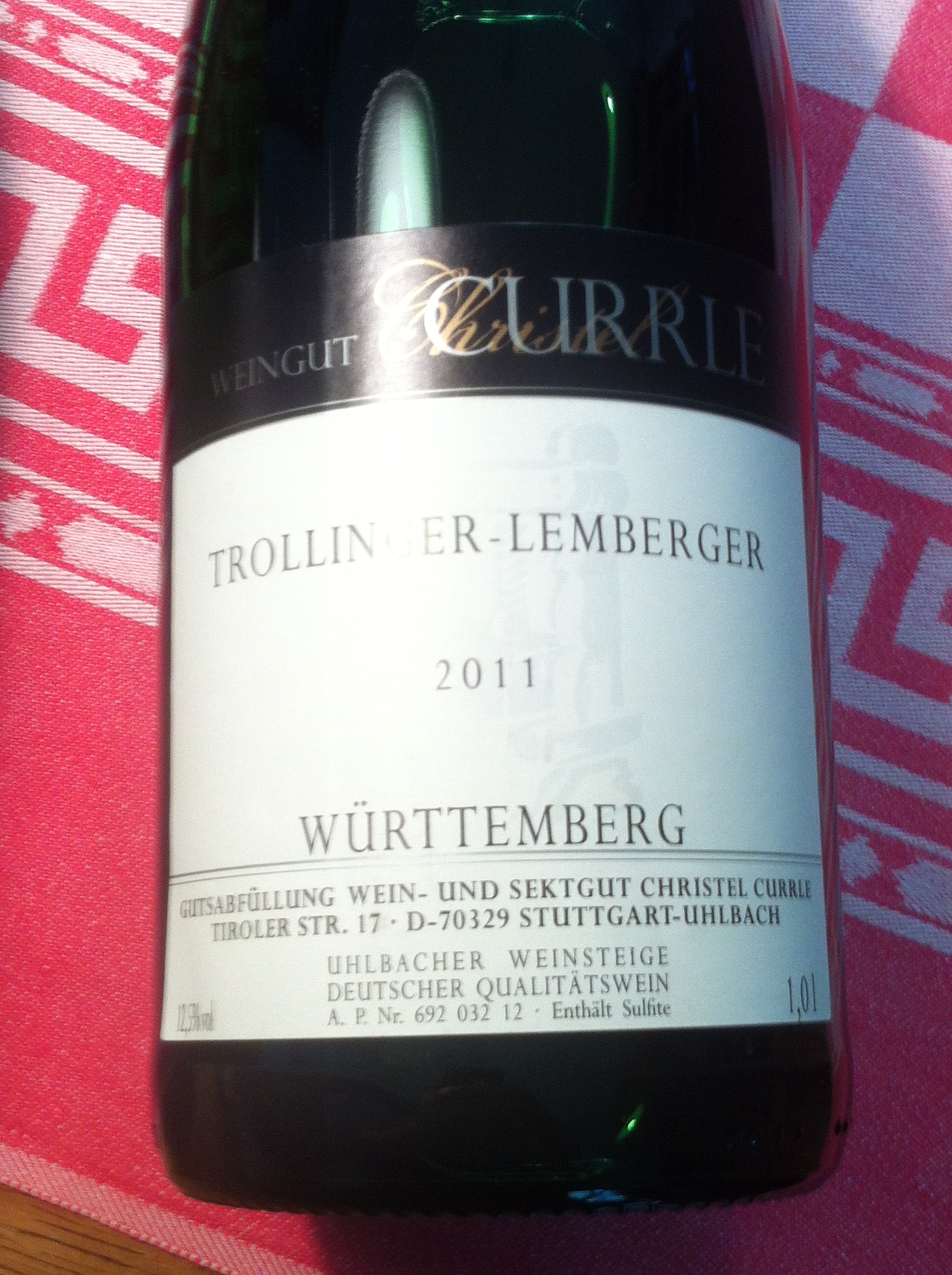 2011er Trollinger-Lemberger