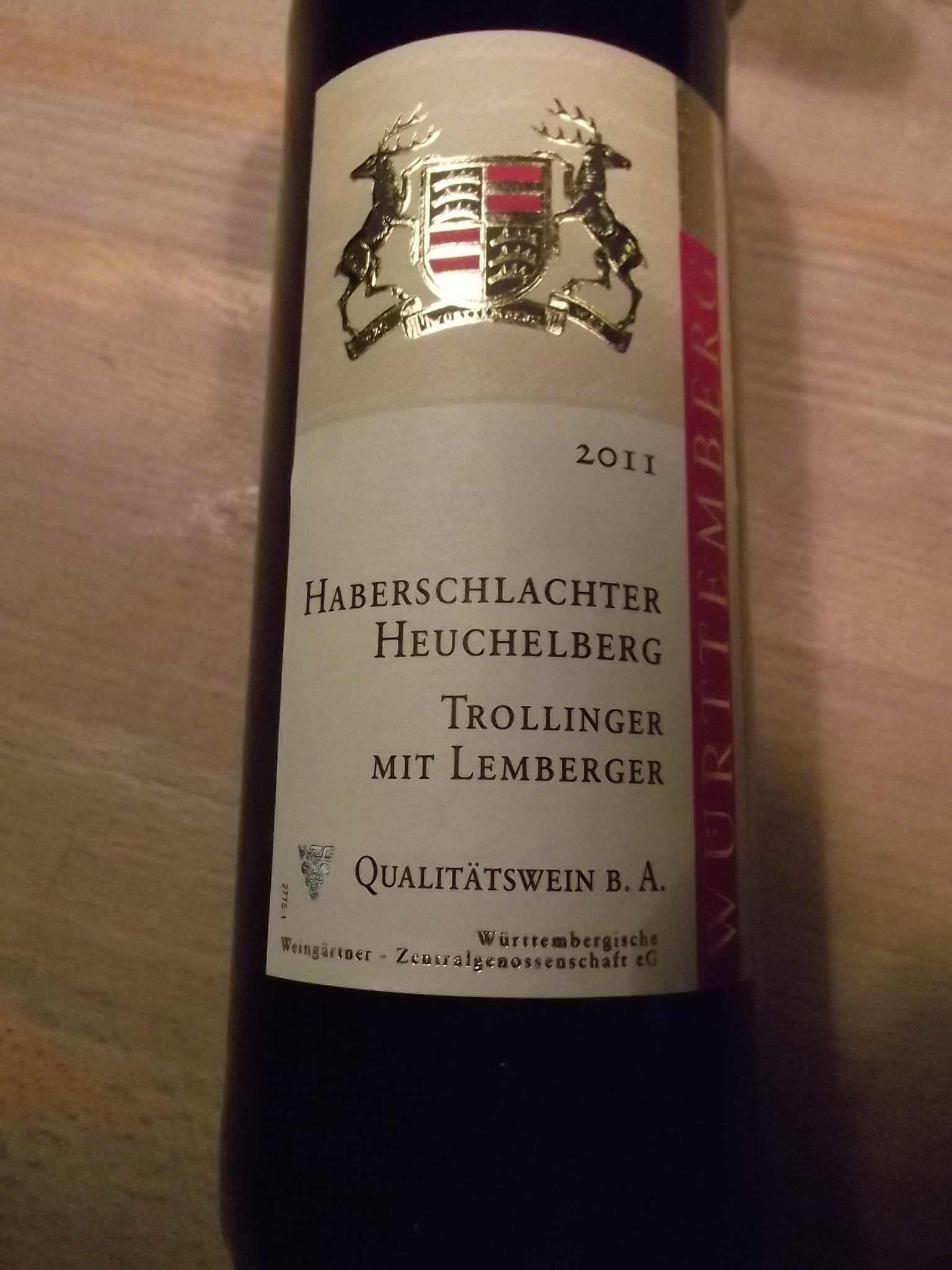 Württemberger Rotwein aus Haberschlacht