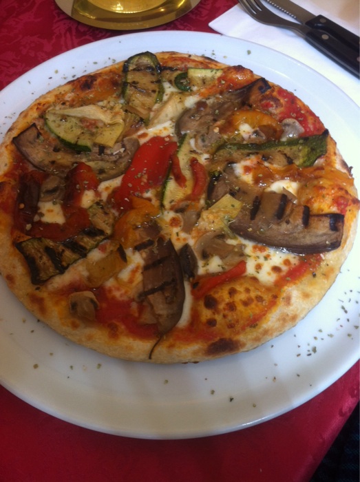 vegetarische Pizza