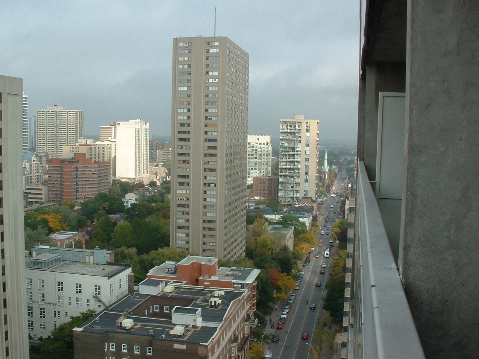 Toronto mit TUI gebucht - Blick aus dem Hotel