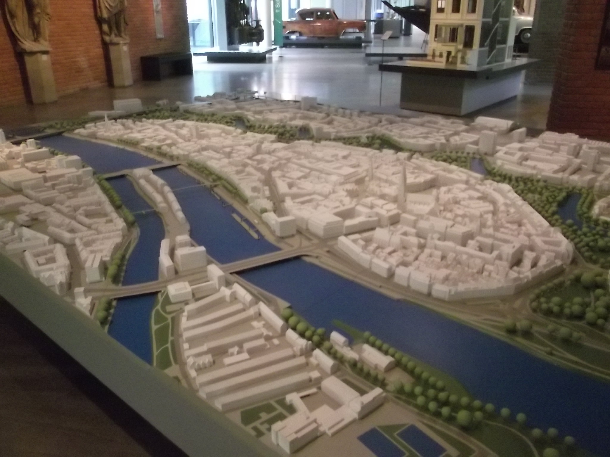 Modell der Stadt Bremen