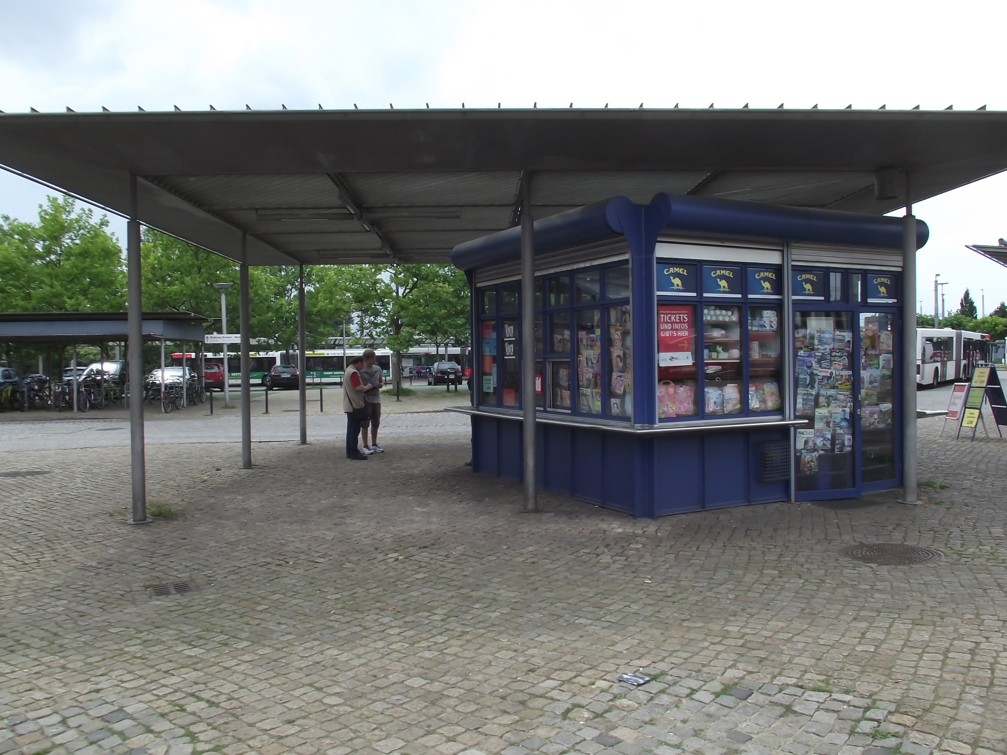 BSAG Depot Gröpelingen und Kiosk und Fahrkartenverkauf