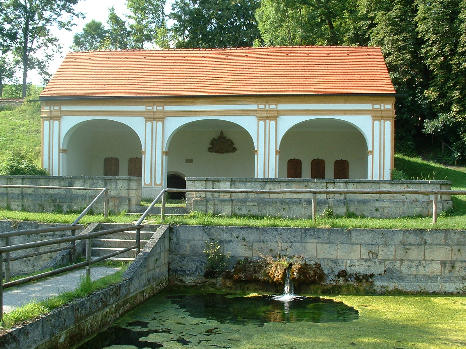 Kloster Wessobrunn - Wasserwerk und Brunnenhaus