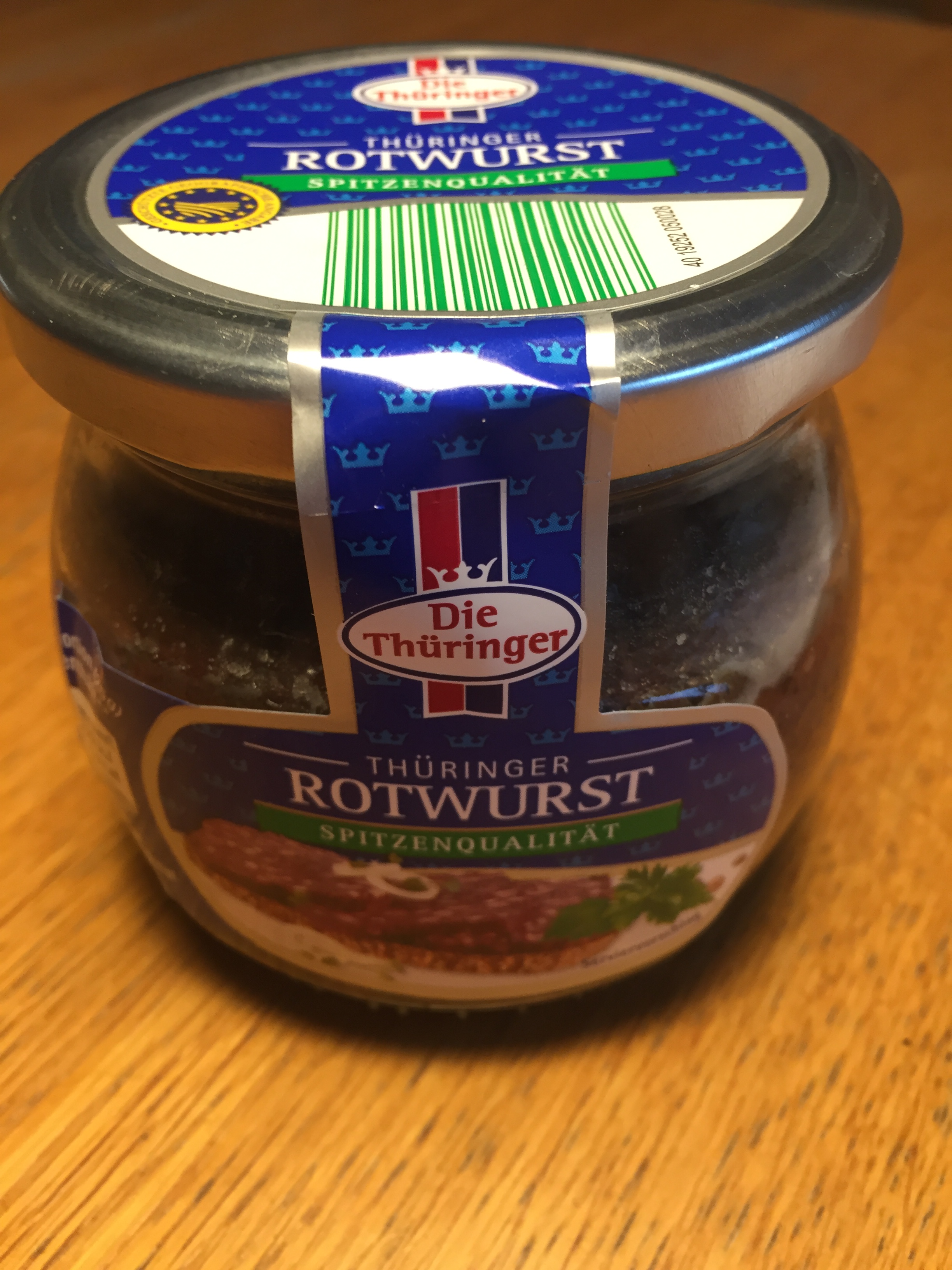 Thüringer Rotwurst im Glas