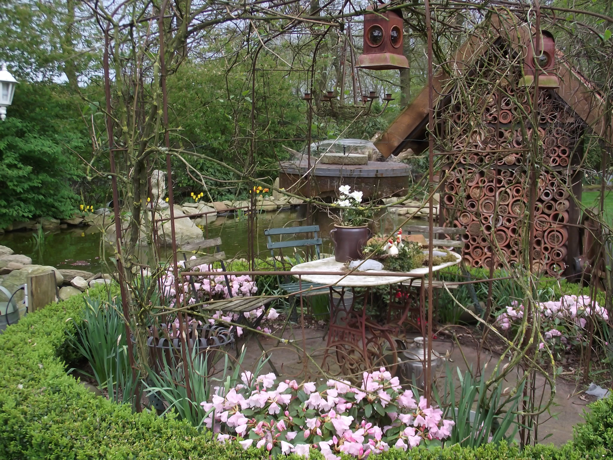 Dötlinger Gartenkultour 2012 - Stein- und Wassergarten Familie Krüger