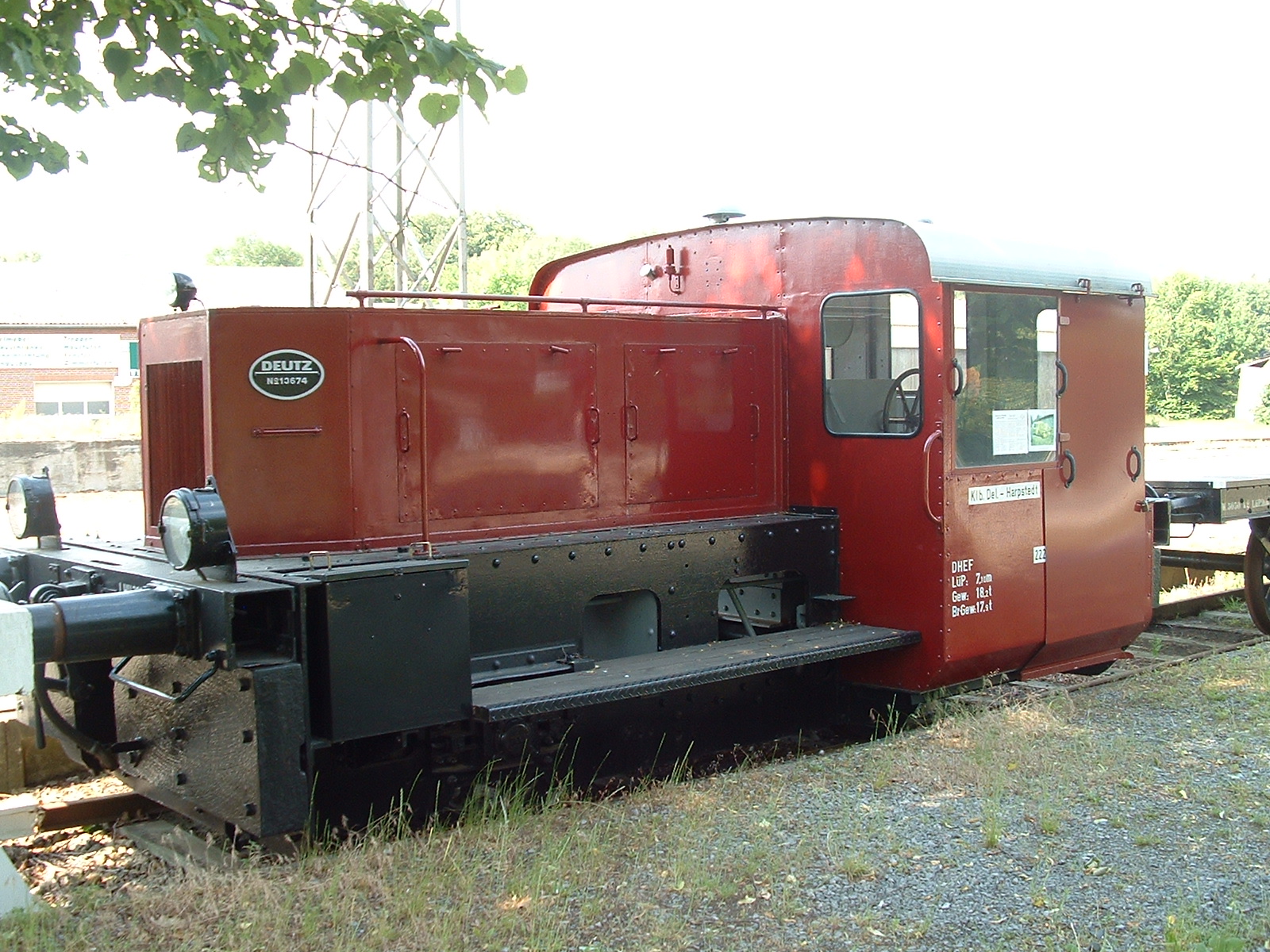 Delmenhorst-Harpstedter Eisenbahn GmbH - Bahnhof in Kirchseelte - Alte Diesellok