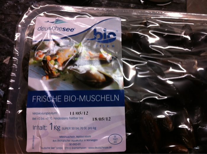 frische Bio Muscheln im Mai