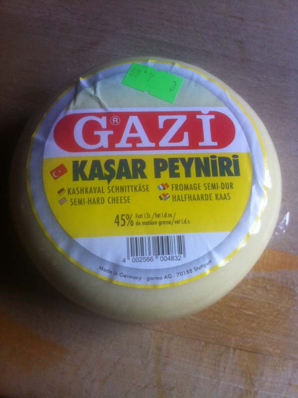 400g GAZi Kashkaval - Käse aus dem Balkan made in Schwaben