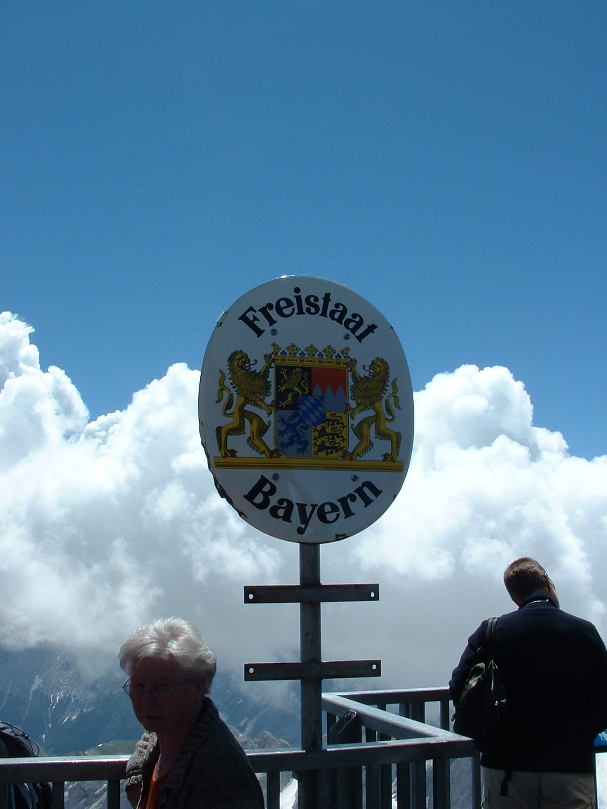 Der Freistaat Bayern an der Grenze zu Österreich