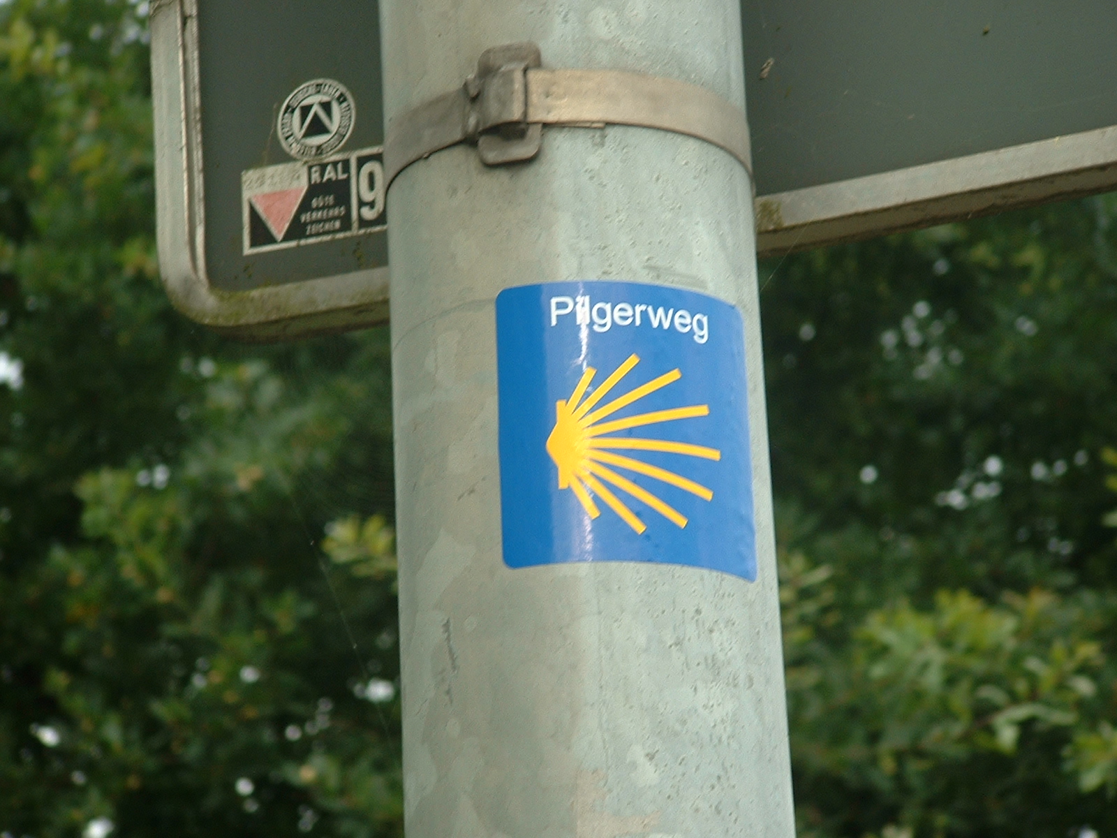 Kennzeichnung des Pilgerweg Bremen-Osnabrück