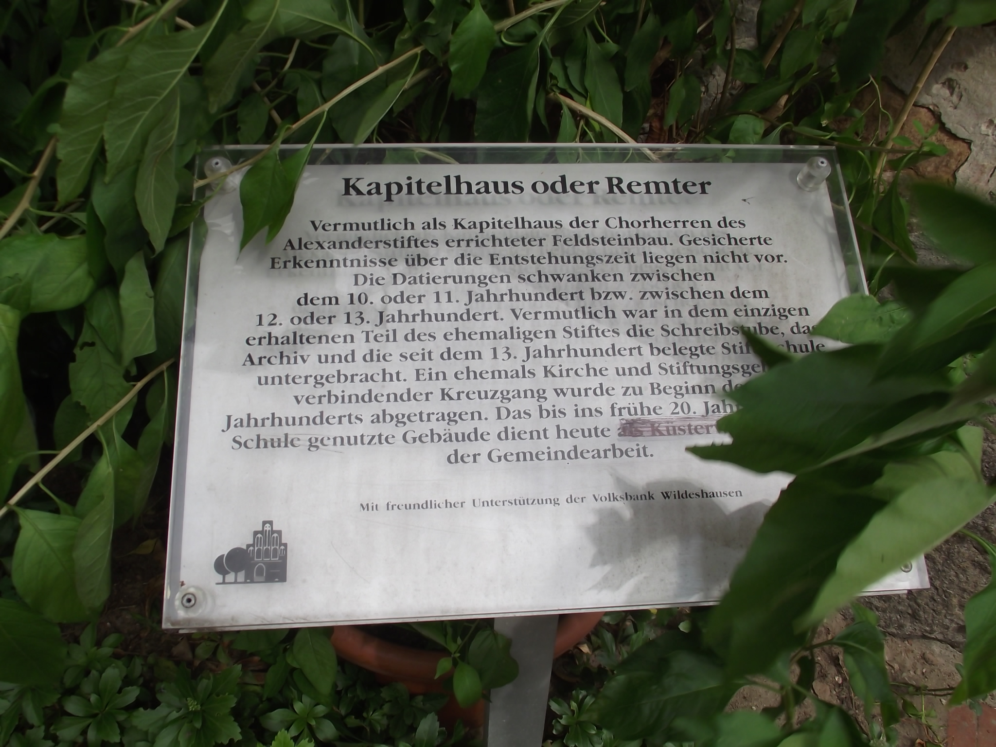 An der ev. luth. Alexanderkirche in Wildeshausen - Info