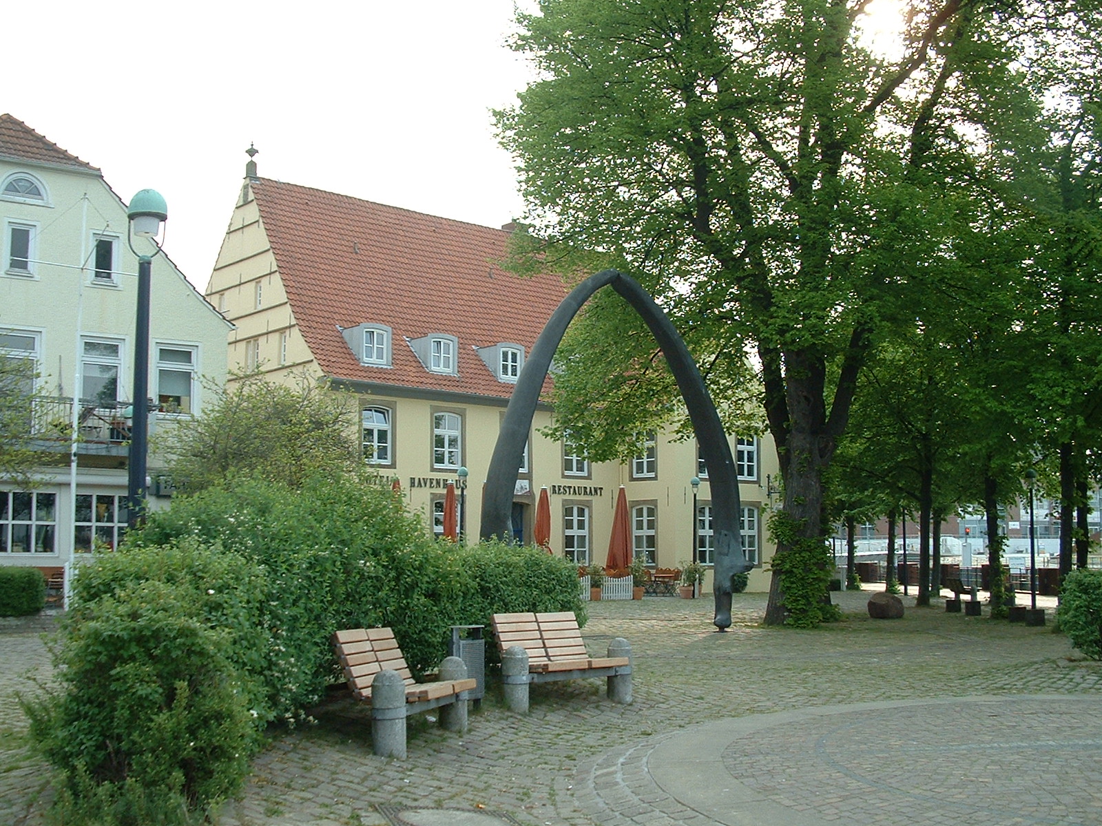Havenhaus Hotel und Restaurant in Vegesack - hinter dem Walkiefer