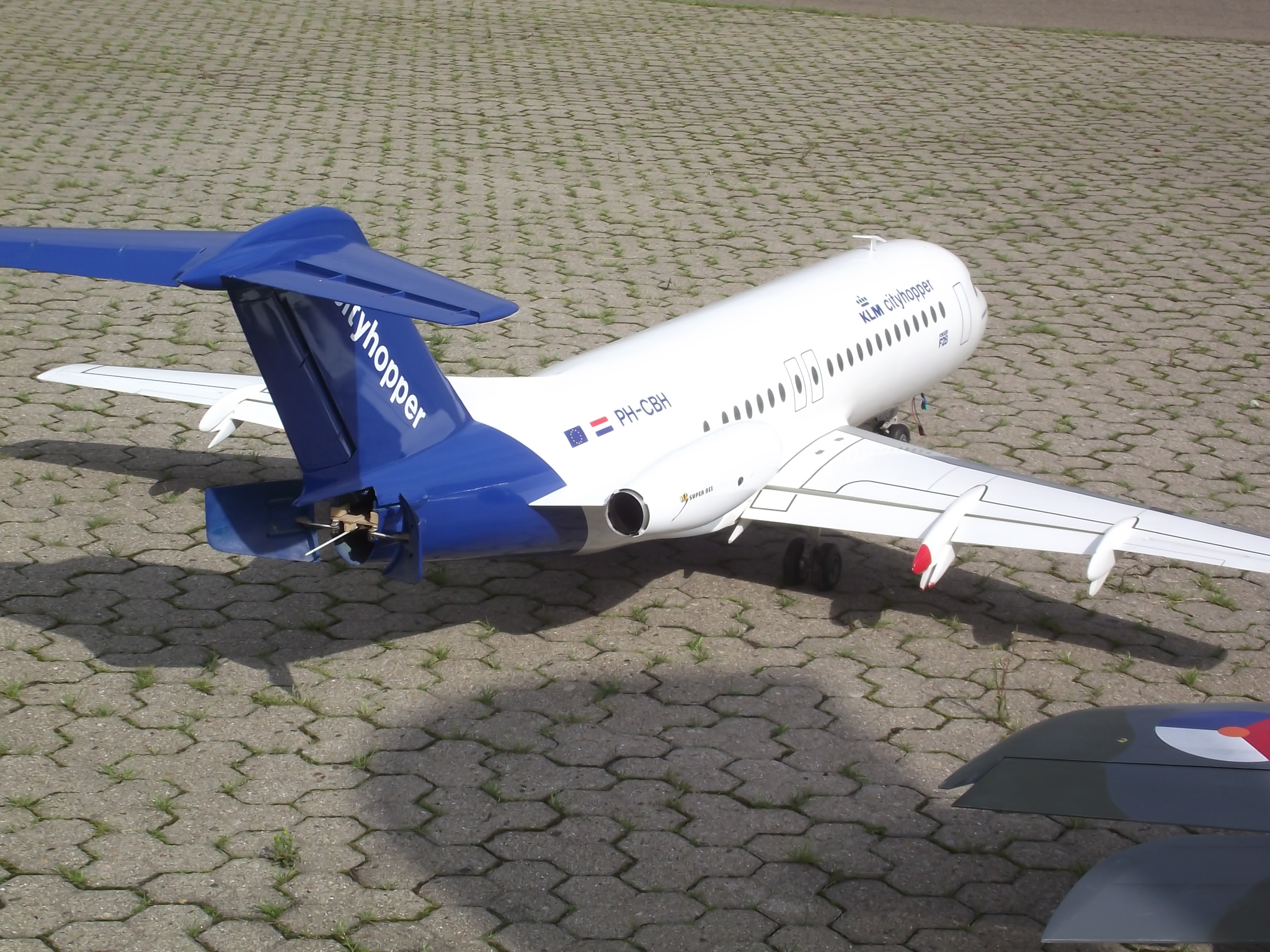 Jet-Flugtage in Ganderkesee - hier werden die Modelle präsentiert - KLM Cityhopper