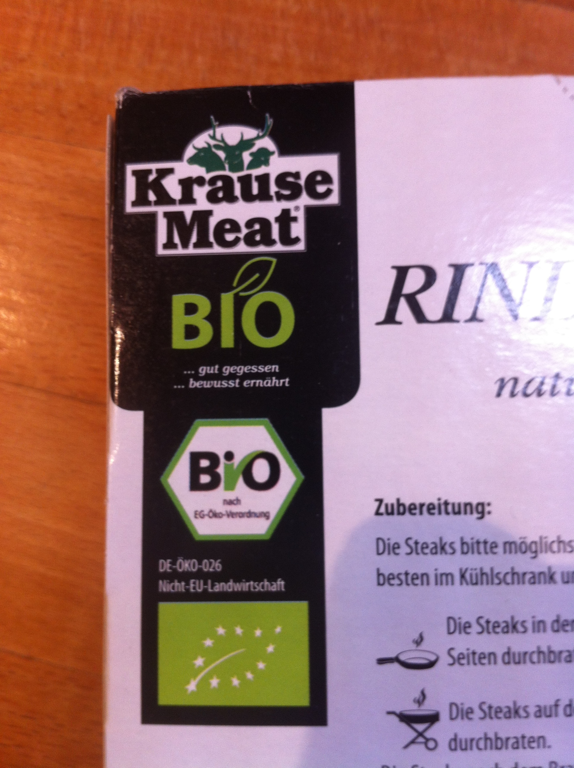 TK Fleisch von Krause Meat in Bio Qualität