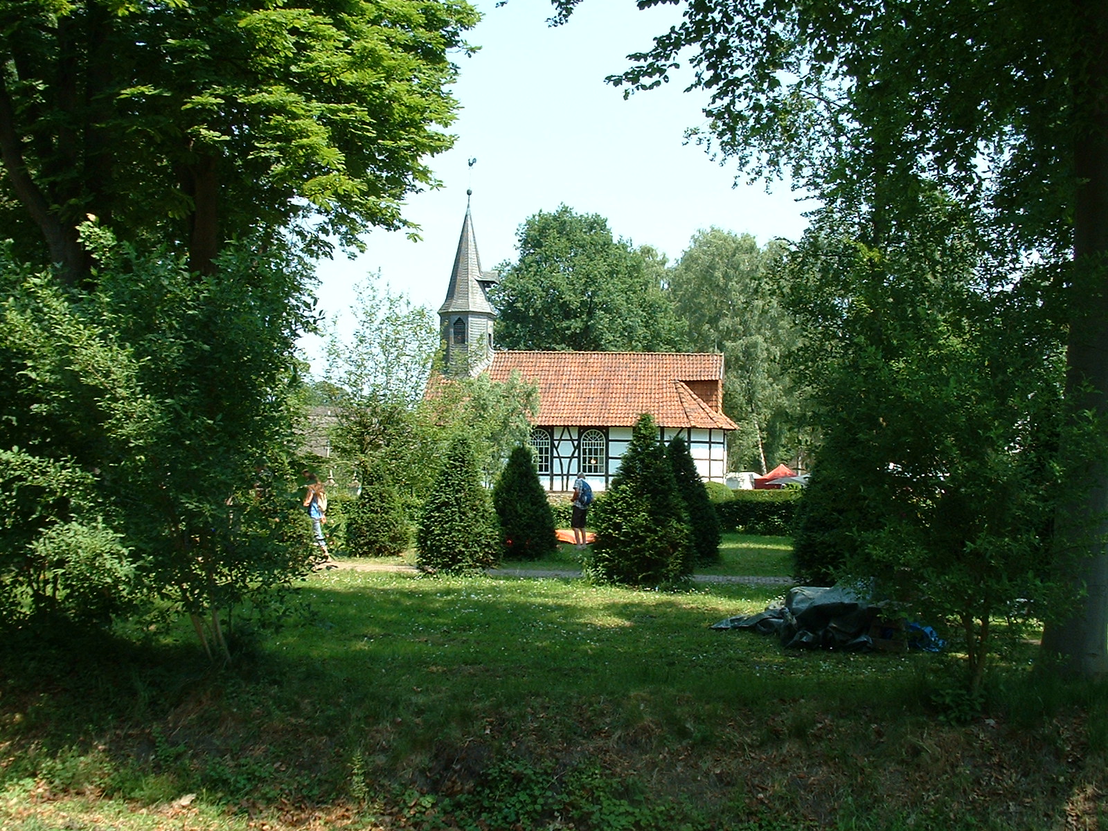 Museumsdorf Cloppenburg - Gartenpartie 5.6.2011- Dorfkirche