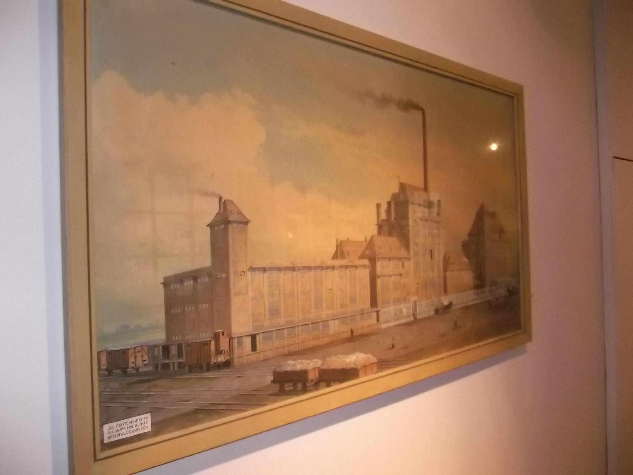 Überseemuseum in Bremen - Kaffee HAG altes Bild der Fabrik