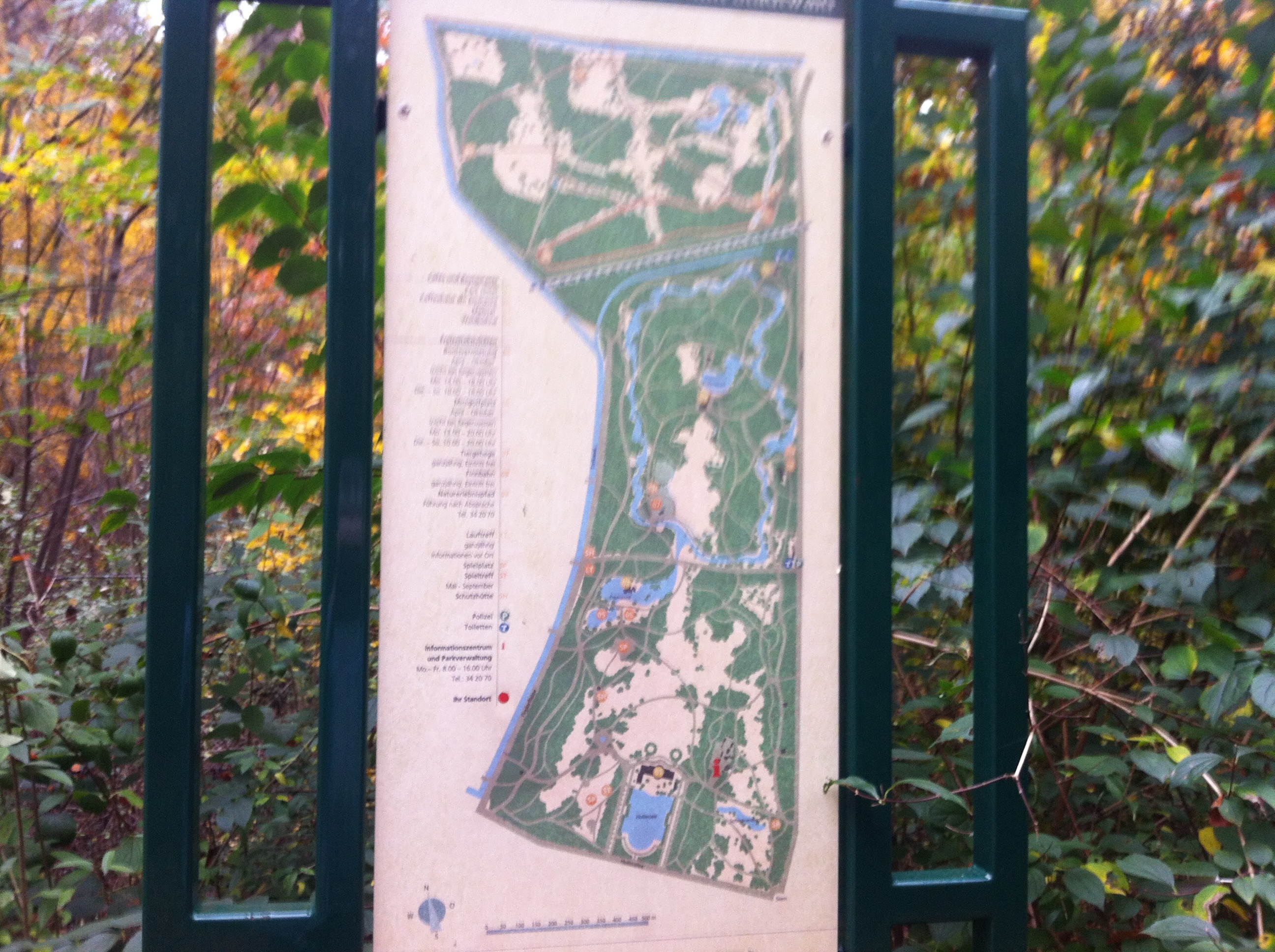 Übersicht des Bremer Bürgerpark