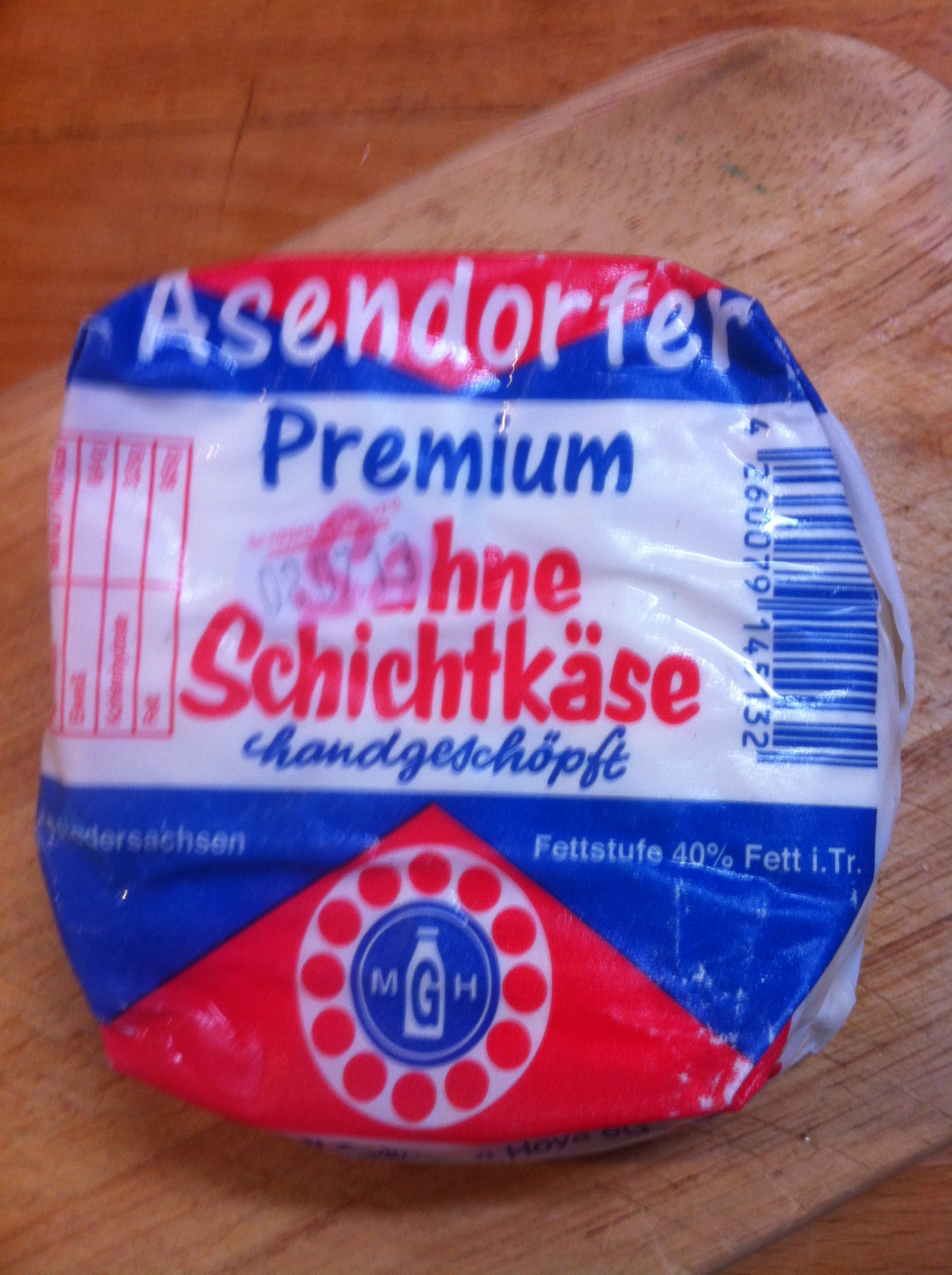 Asendorfer Premium Sahne Schichtkäse - handgeschöpft