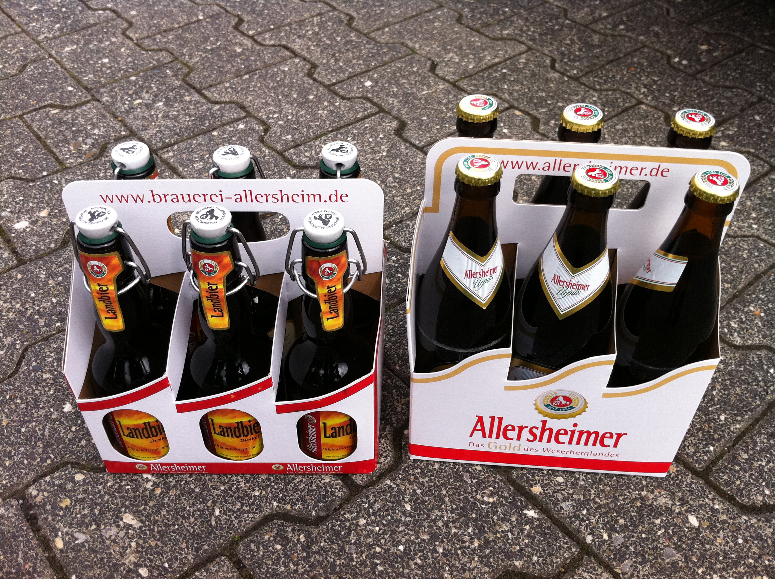 Allerheimer Bier - Das Gold des Weserberglandes. Lokale Biersorte vom EDEKA Getränkemarkt in Stadtoldendorf