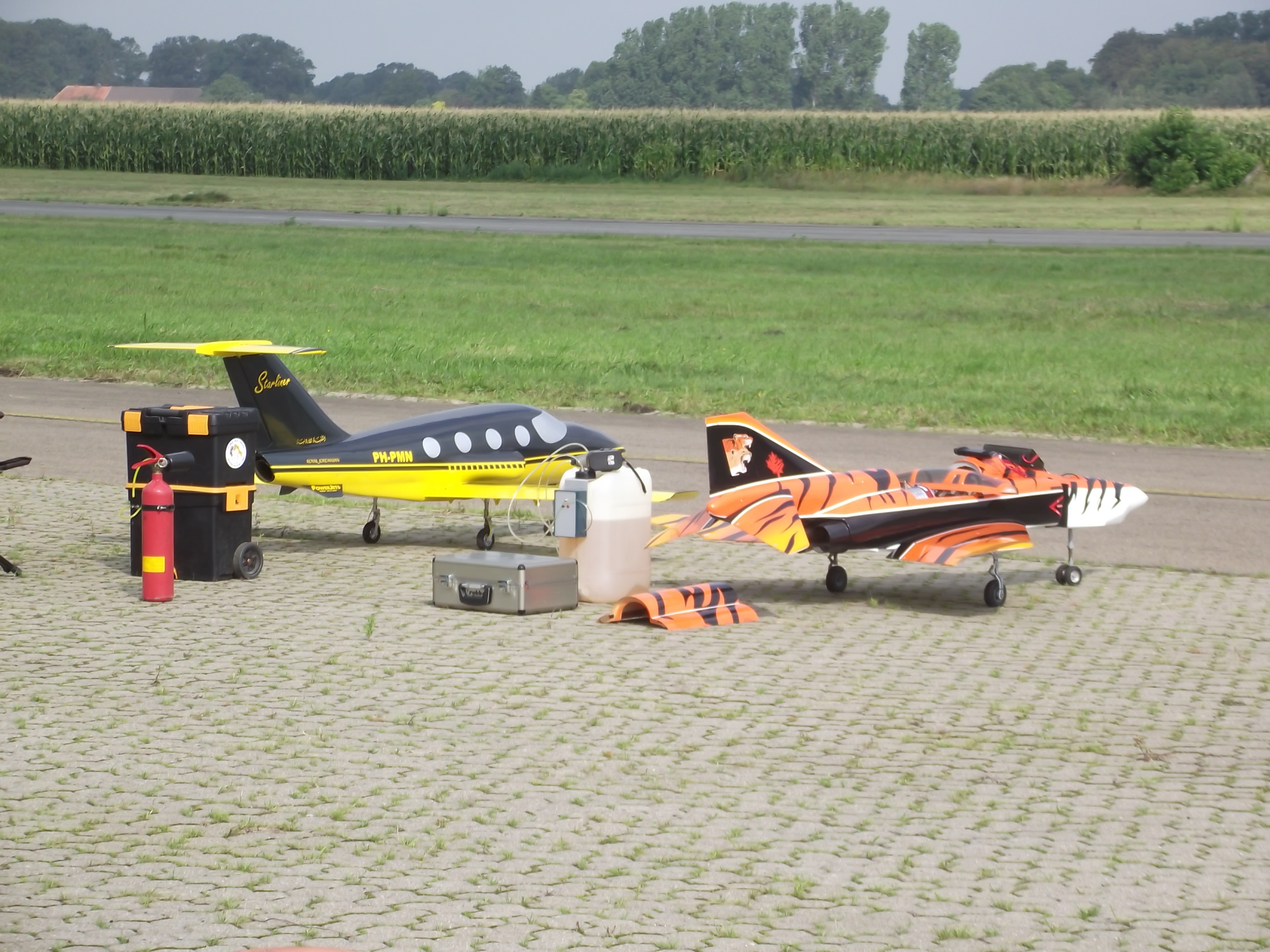 Jet-Flugtage in Ganderkesee - hier werden die Modelle präsentiert