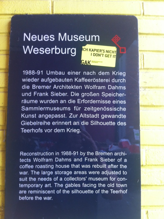 Bild 1 Neues Museum Weserburg Bremen in Bremen