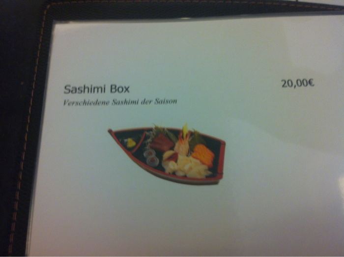 Sashimi Box