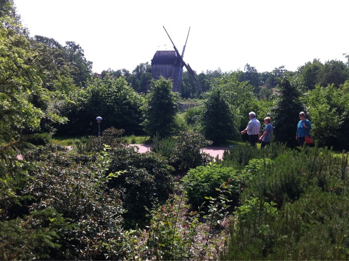 Windm&uuml;hle von der Br&uuml;cke aus gesehen