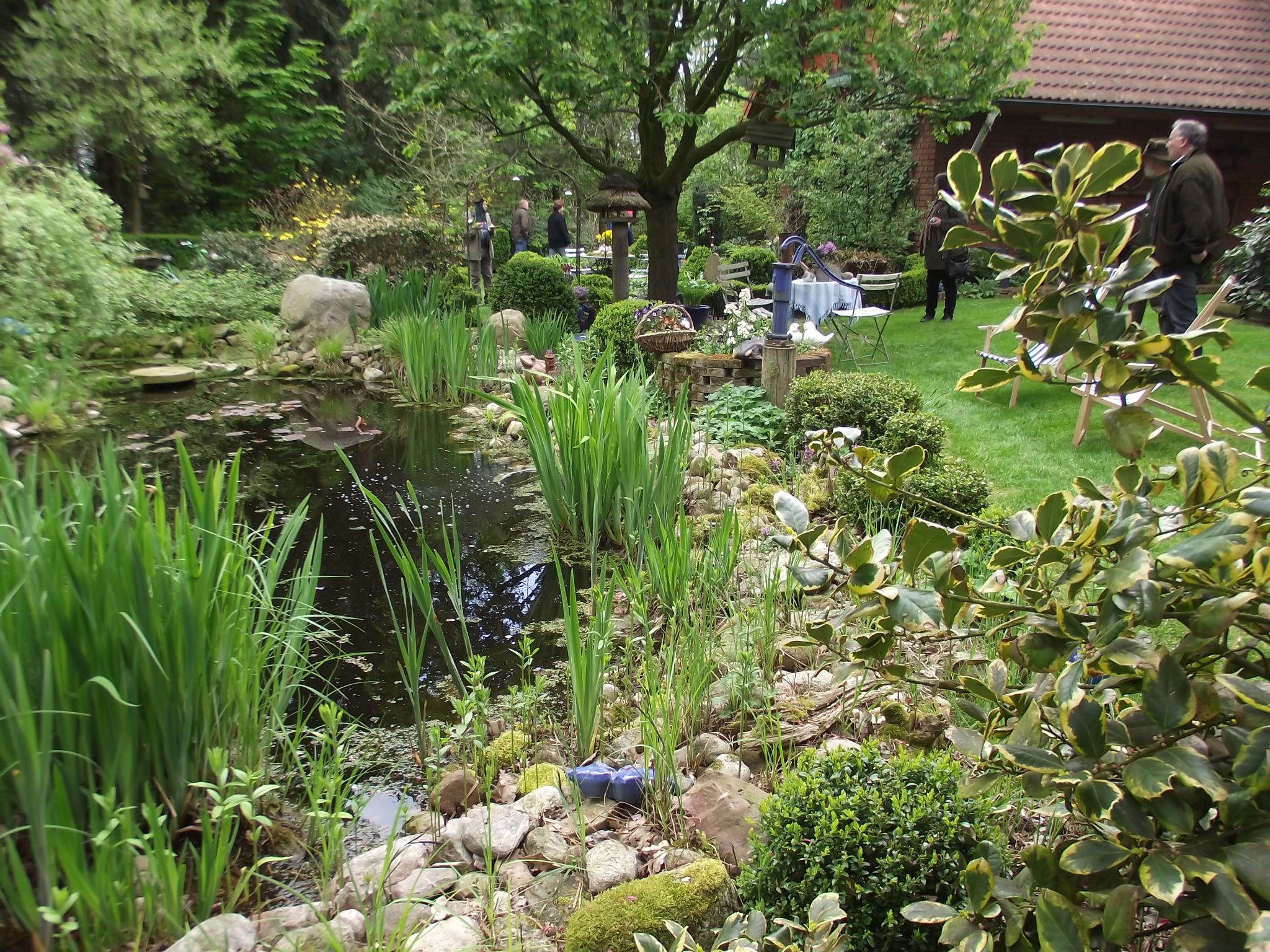 Dötlinger Gartenkultour 2012 - Stein- und Wassergarten Familie Krüger