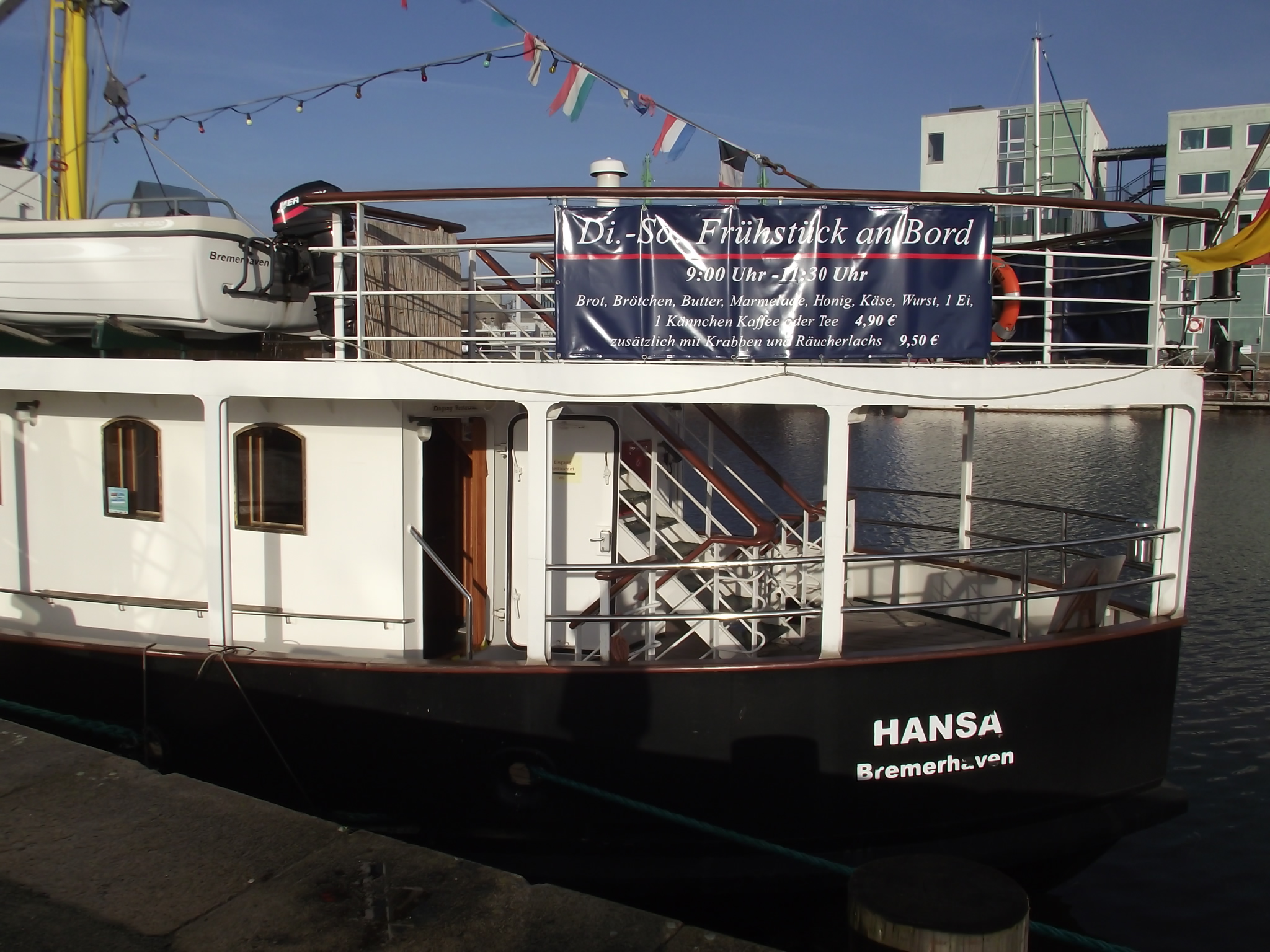 Restaurantschiff Hansa in Bremerhaven