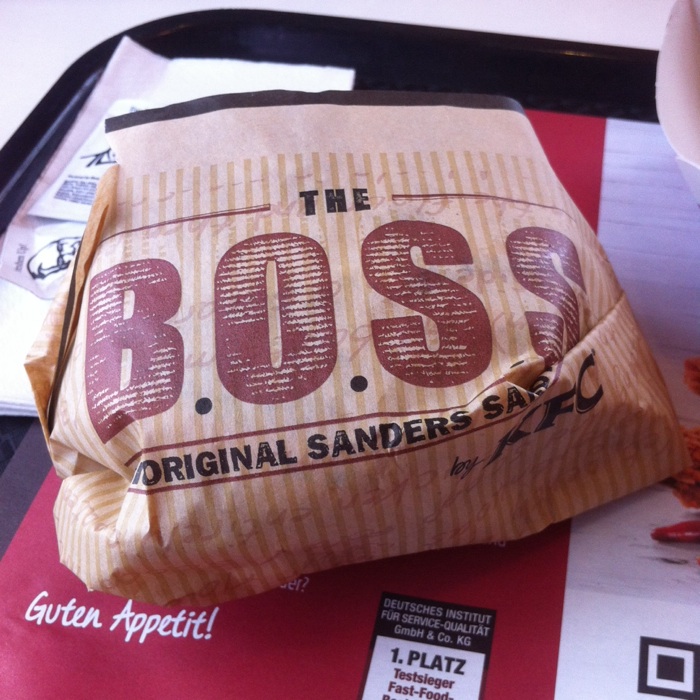 The B.O.S.S. Burger 4,79&euro;