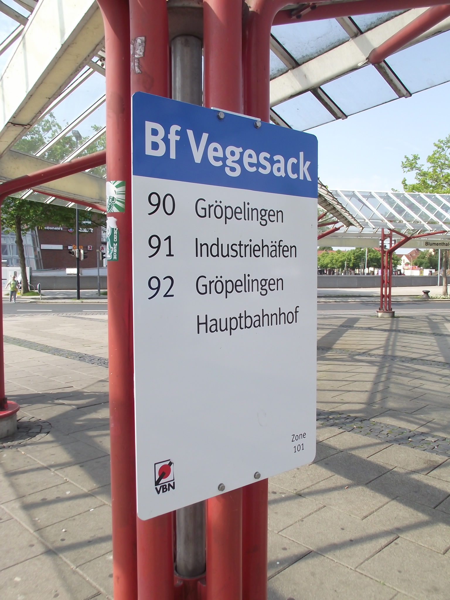 Bremer Straßenbahn AG - Busbahnhof Vegesack