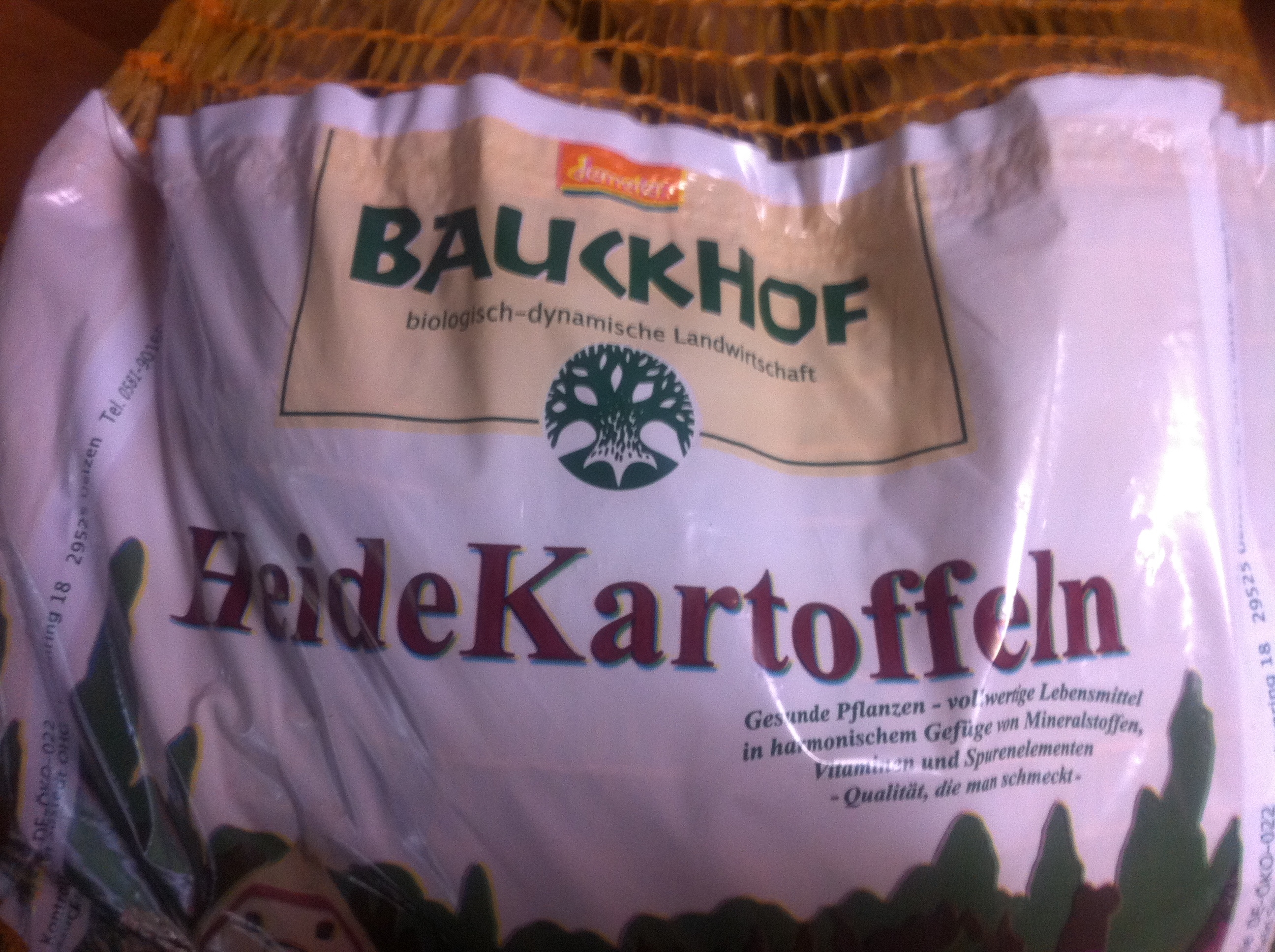 Heidekartoffeln Linda  vom Bauckhof