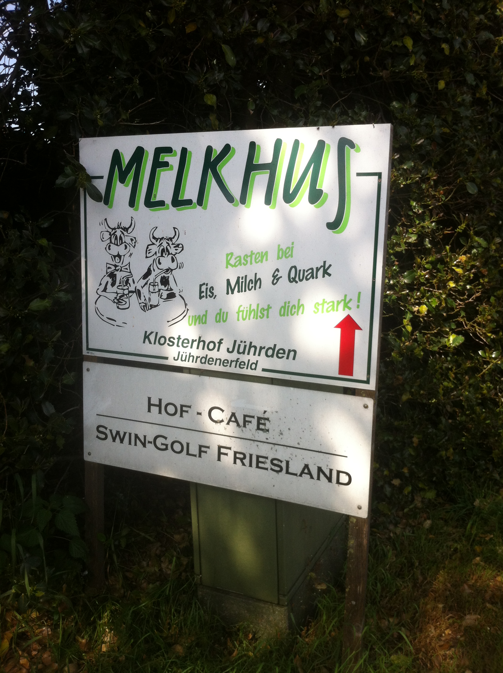 Hinweis zum Melkhus - Klosterhof Jührden