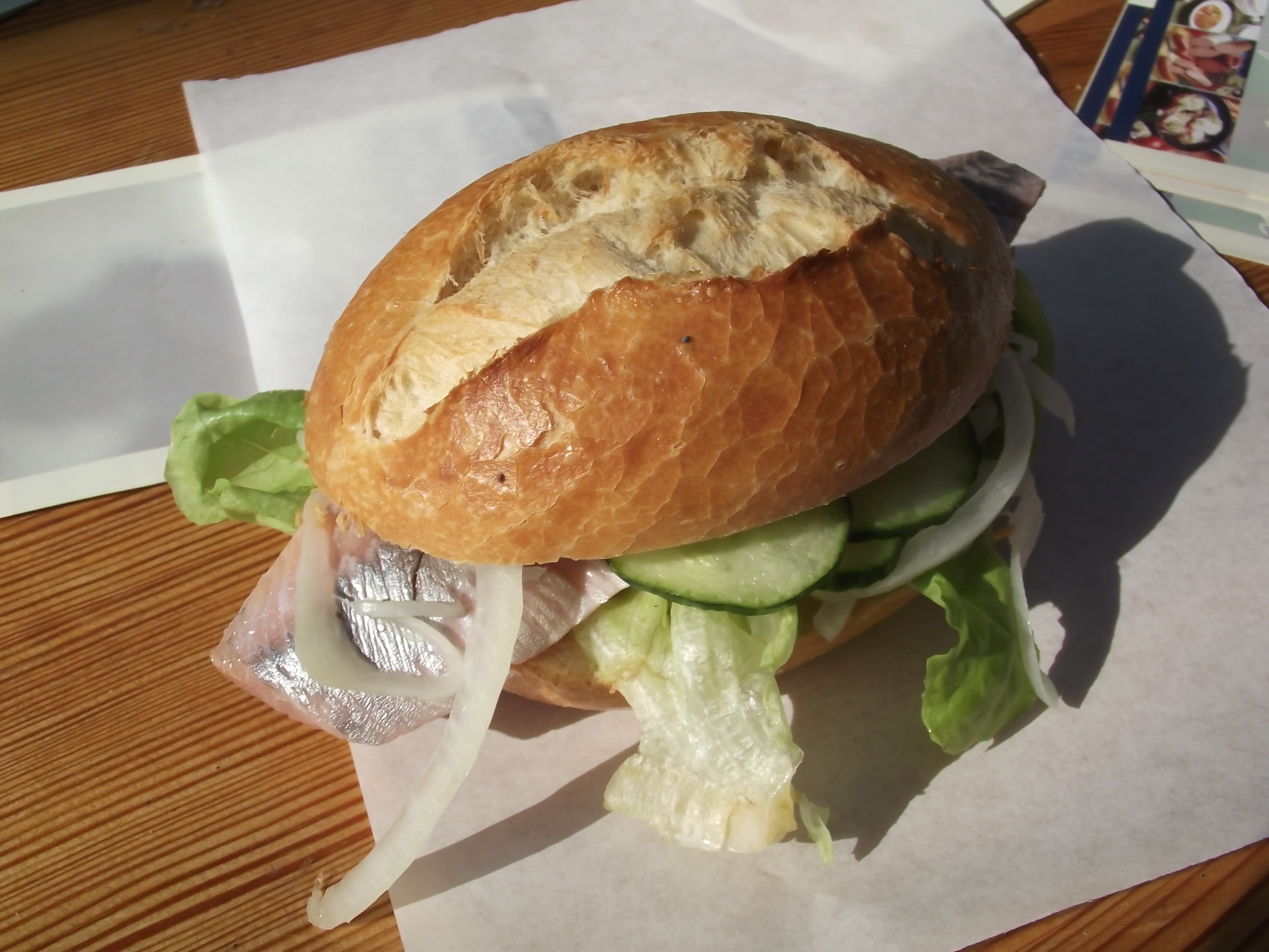 Museumsdorf Cloppenburg - &quot;Genuss im Nordwesten&quot; am 25.9.2011 - Fischbrötchen mit Matjes