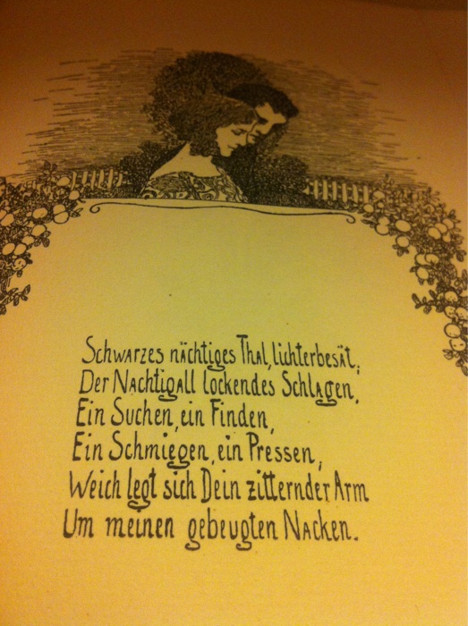 Buch Illustration von Heinreich Vogler