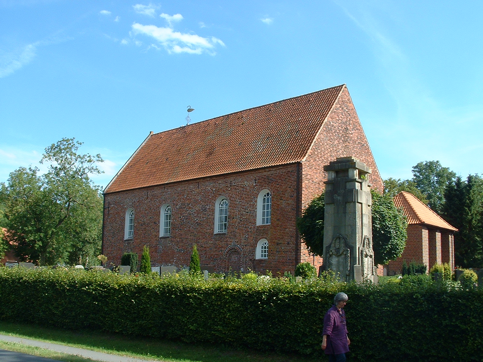 Die Wibadikirche in Wiegboldsbur - Ostfriesland