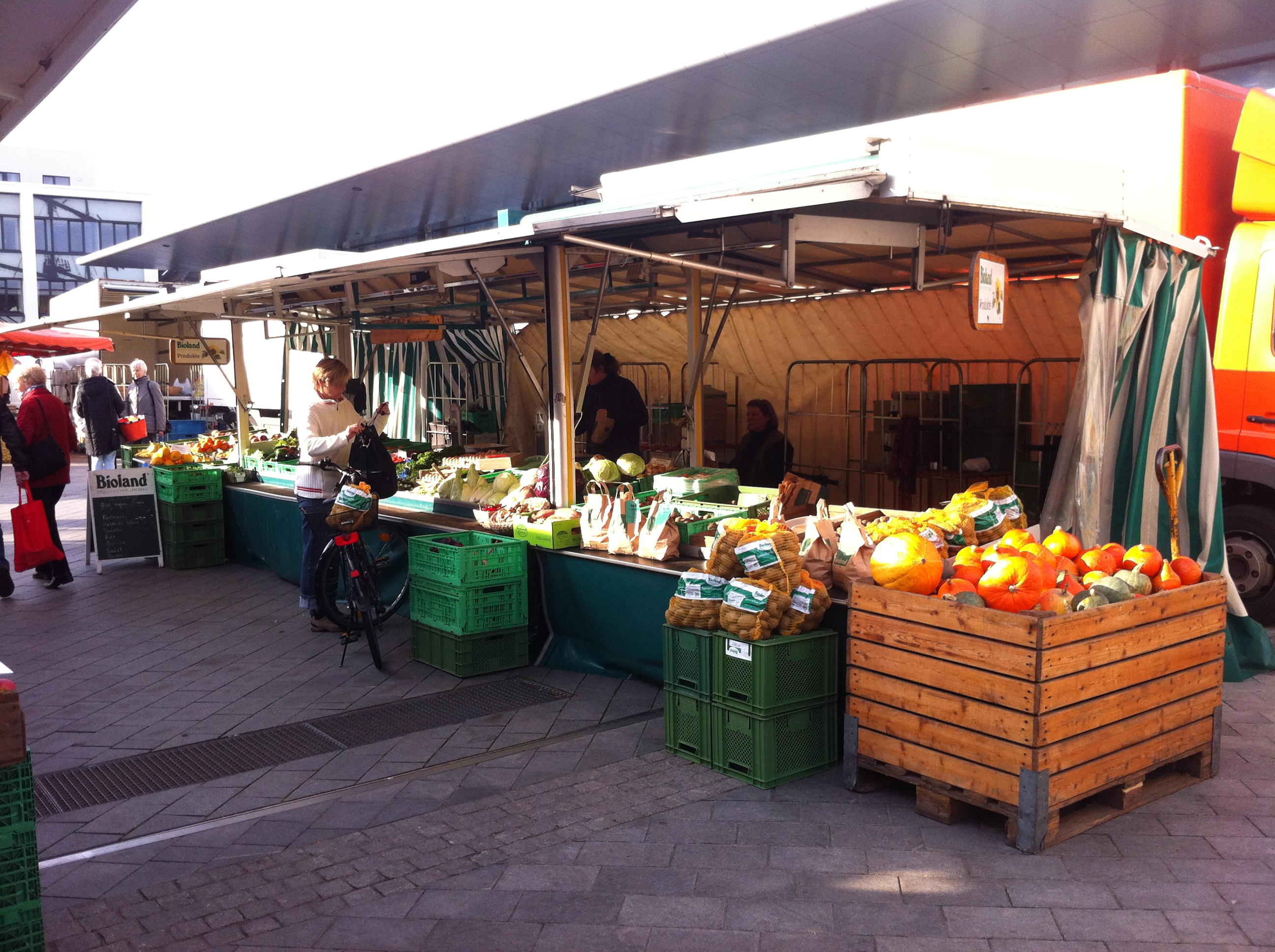 Wochenmarkt in Vegesack am 3.11.2011