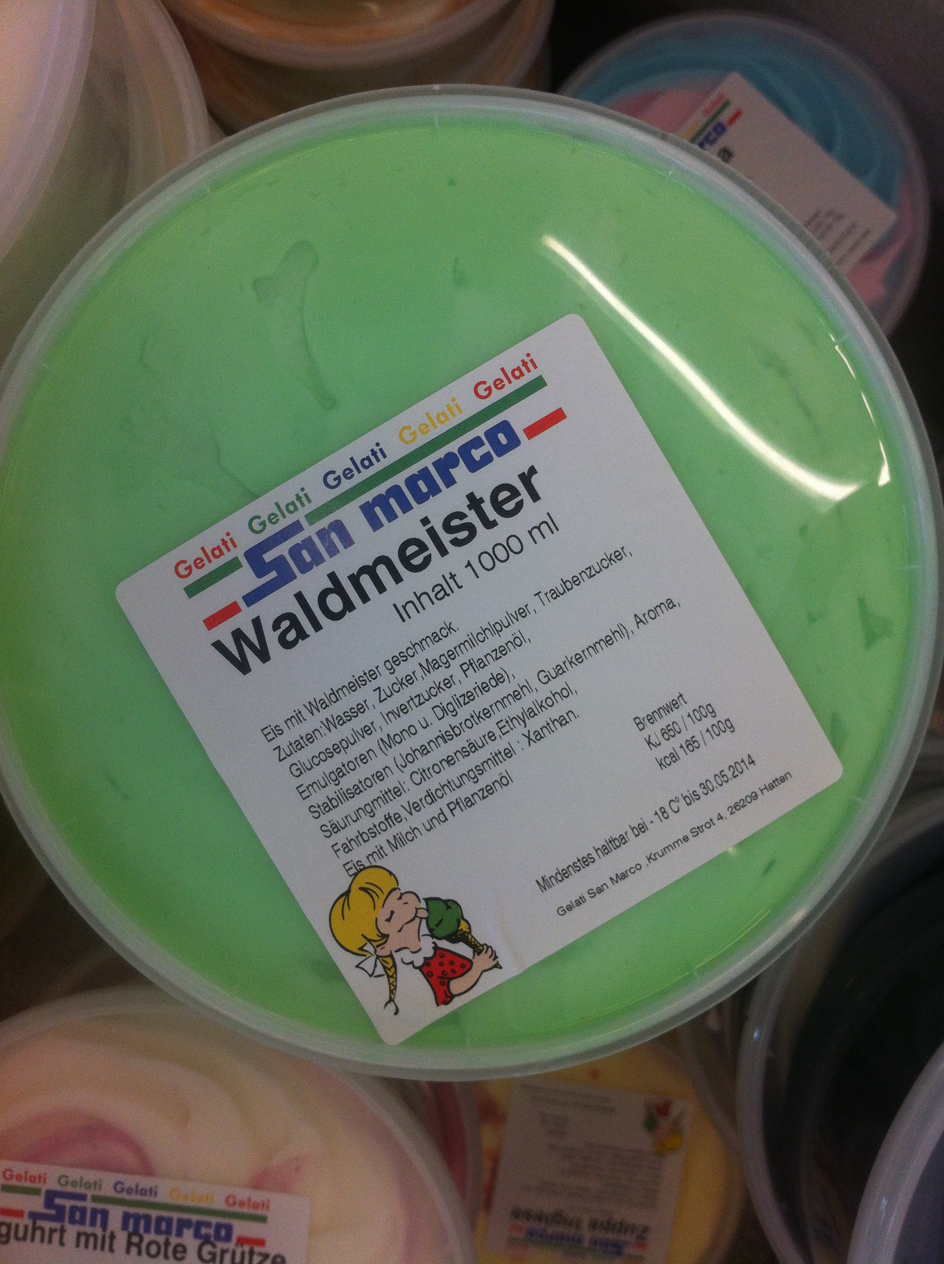 Waldmeister 1000 ml MHD Mai 2014 - frische Ware