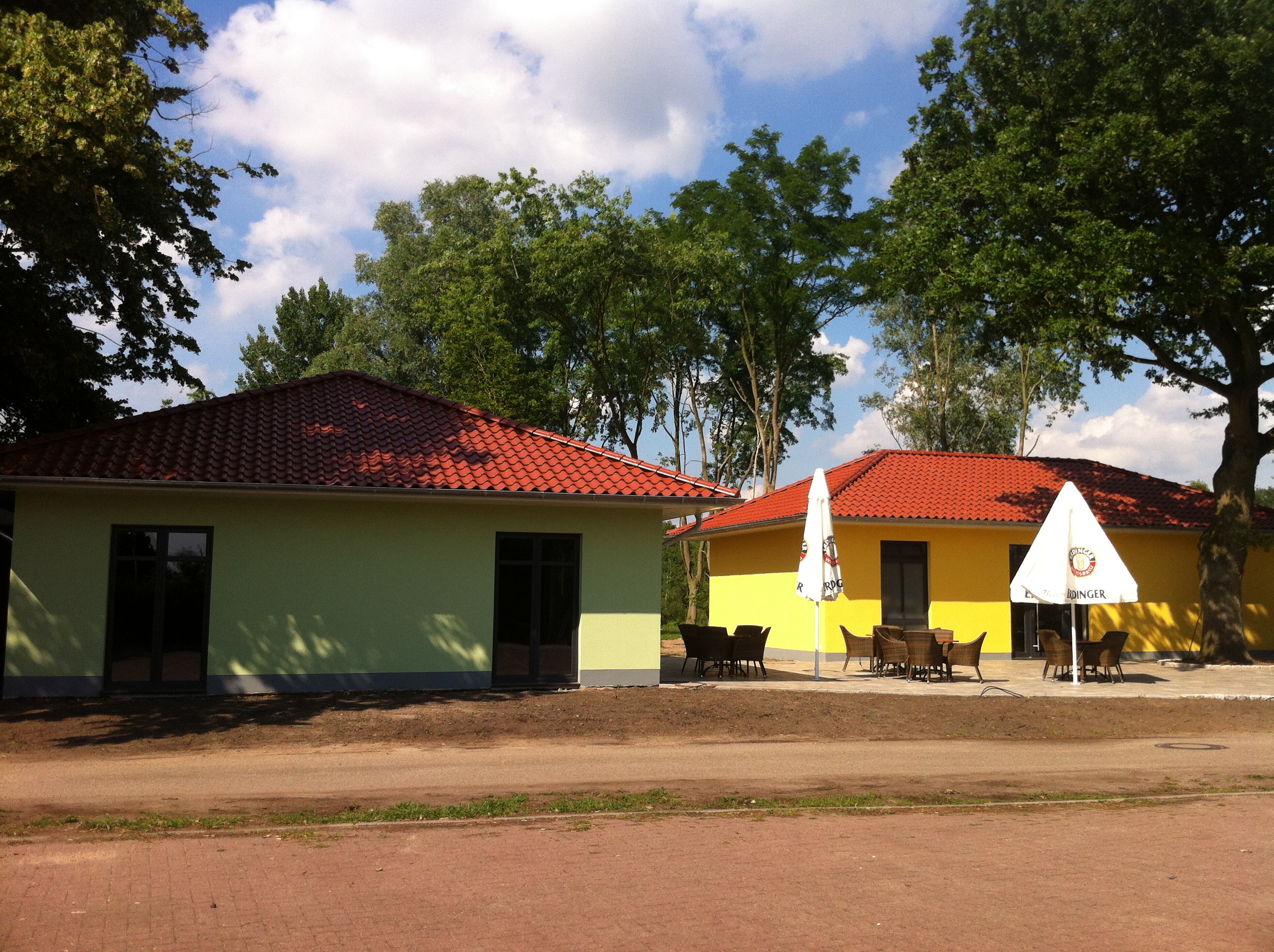 Das neu eröffnete Bistro am Falkensteinsee.