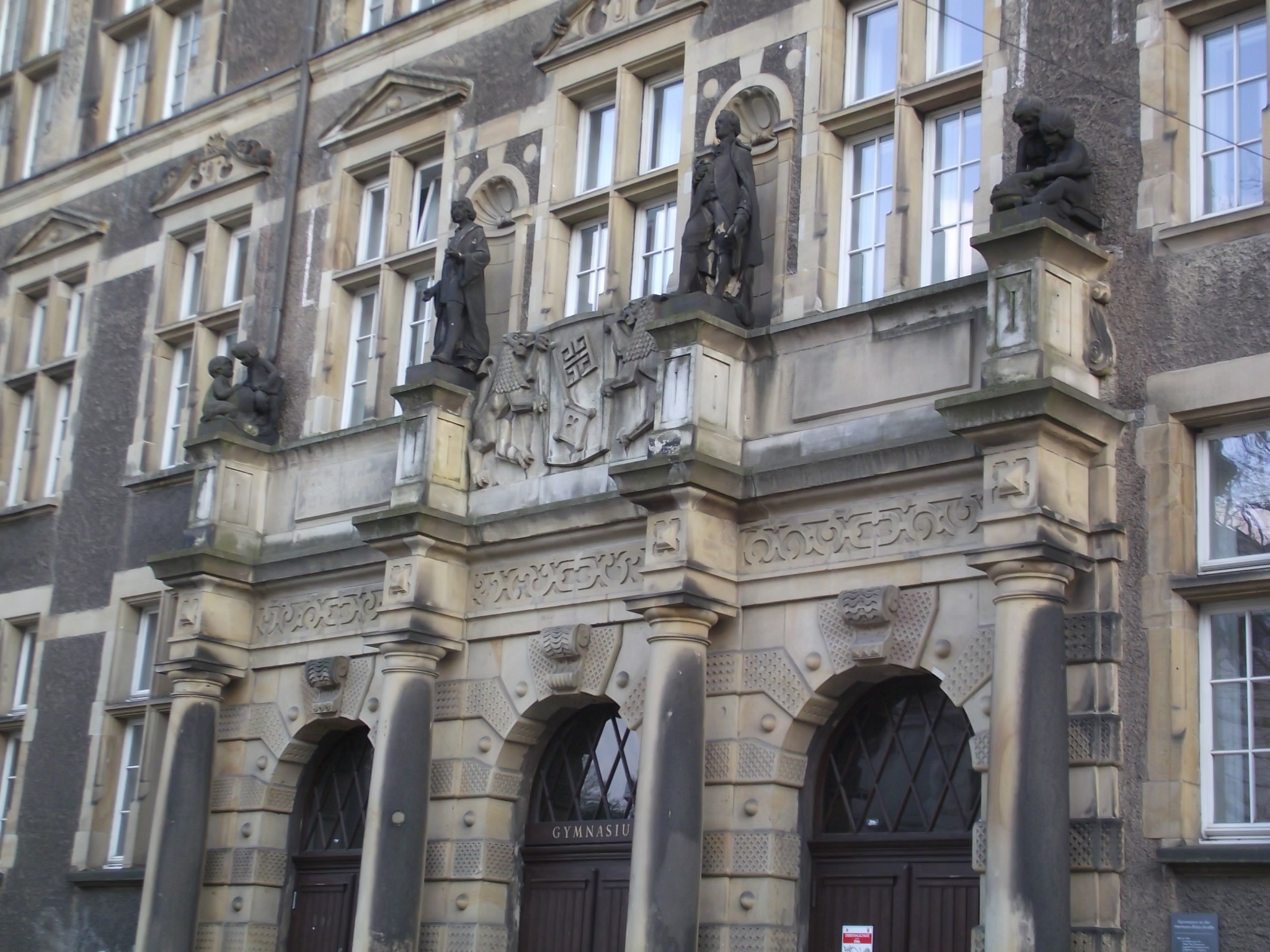 Gymnasium an der Hermann Böse Straße - Baujahr 1905/06
