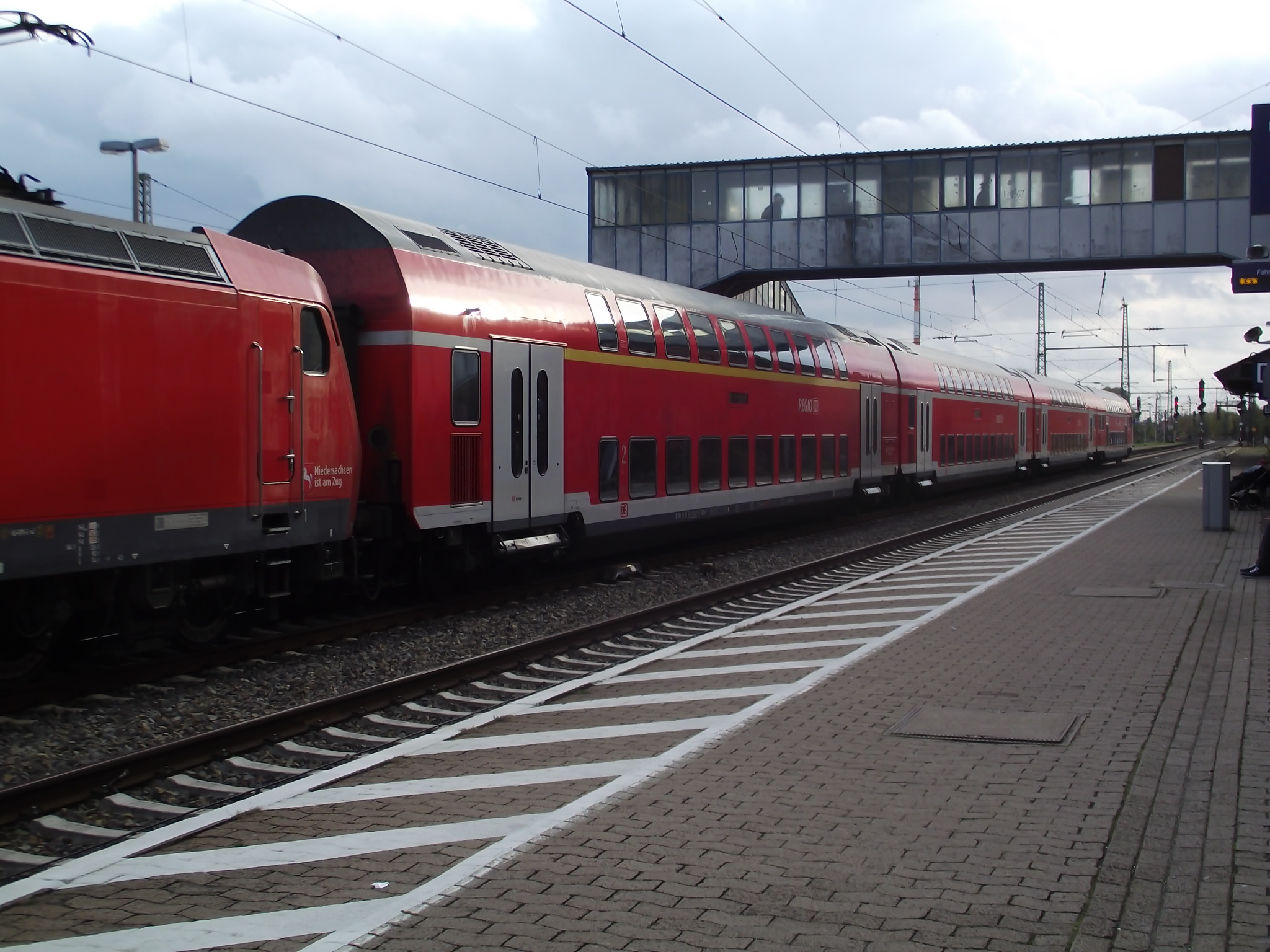 Bahnhof Diepholz - Regiozug nach Bremerhaven