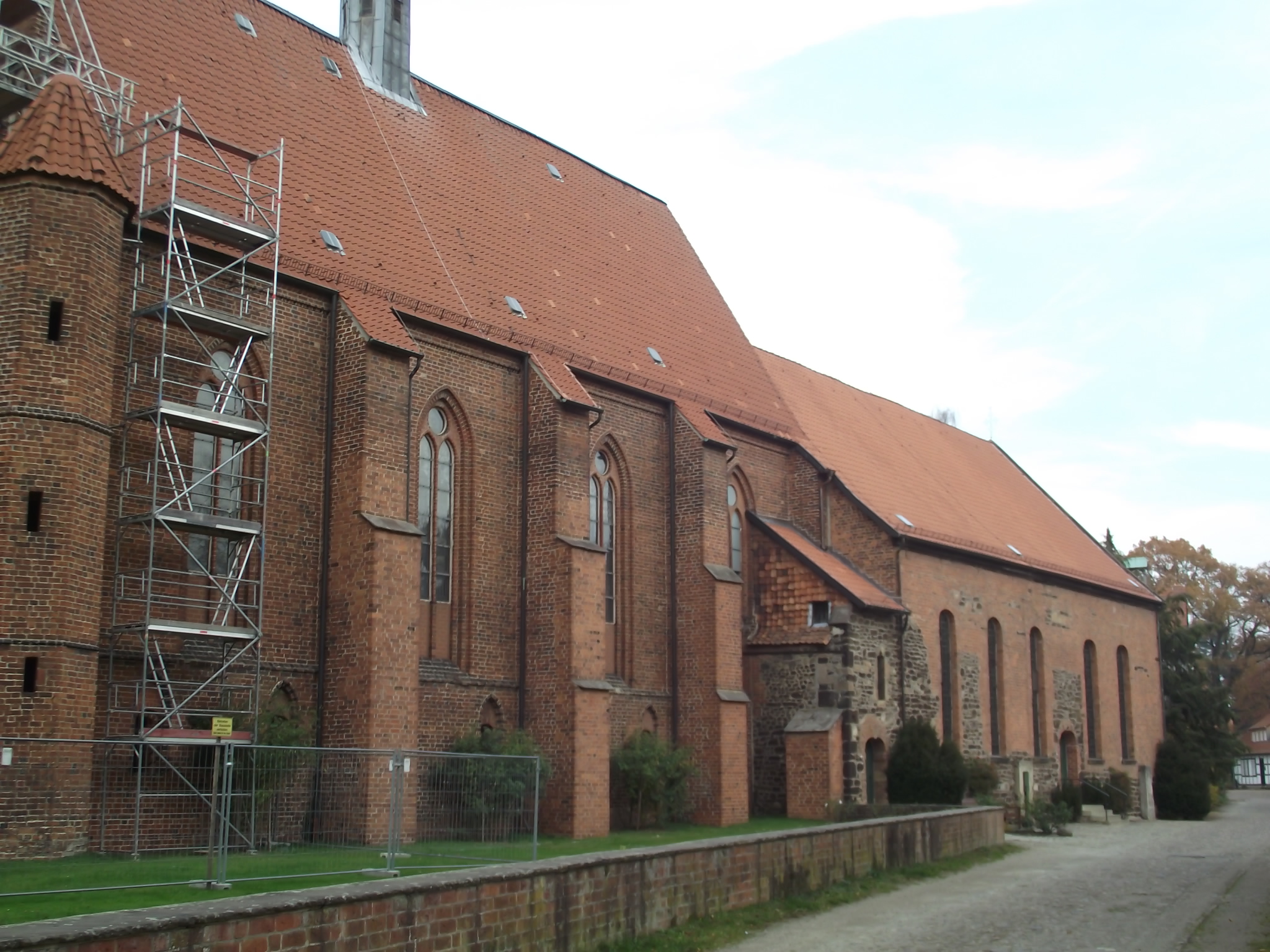 Kloster Wienhausen - Die Klosterkirche wird gerade renoviert