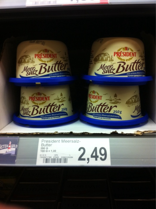 Gute Butter hat ihren Preis