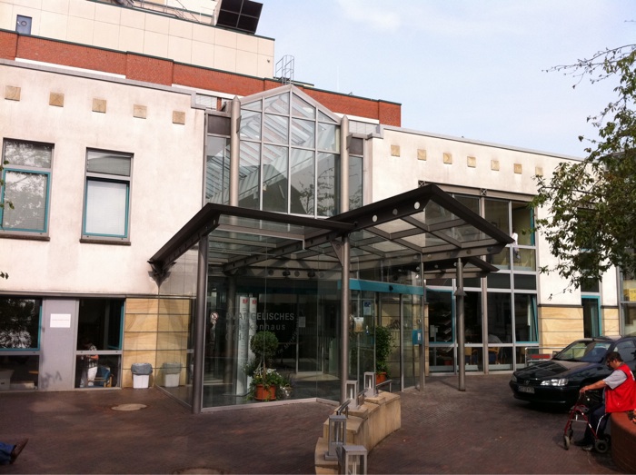 Eingang vom evangelischen Krankenhaus in Oldenburg