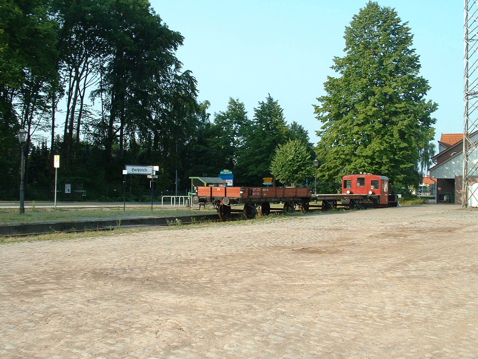 Der Güterzug am Bahnhof Harpstedt